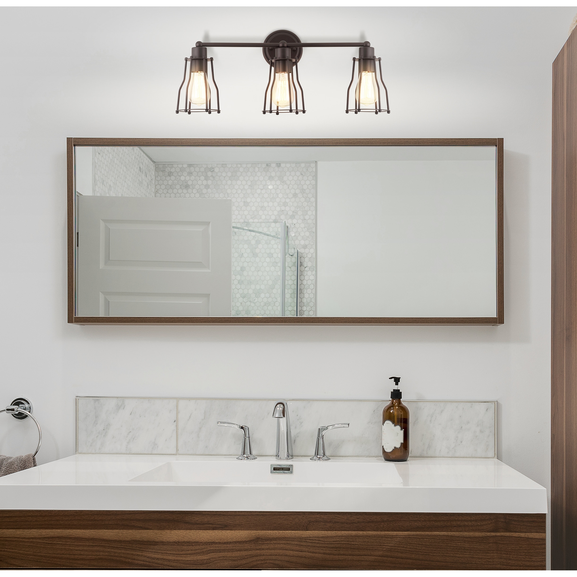 Evelyn Metal Vanity Light by JONATHAN Y - Modern Bathroom Lighting-image