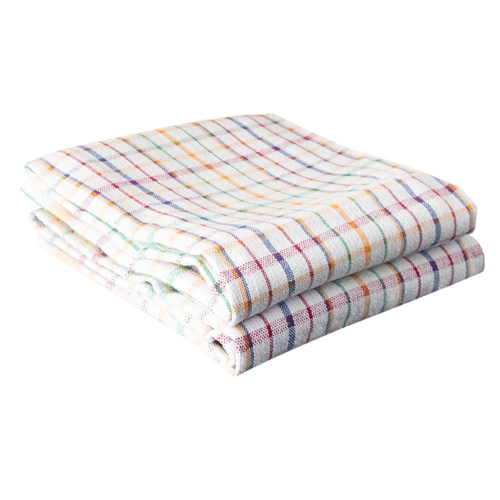 Shop LC 24 Piece Kitchen Towels 12x12 inches 100% Cotton Dish Rags for  Drying Dishes Kitchen Wash Clothes Gifts 