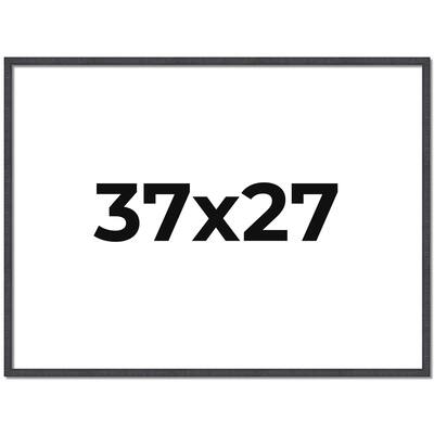 37x27 Frame Brown Solid Wood Picture Frame - Complete Modern Photo