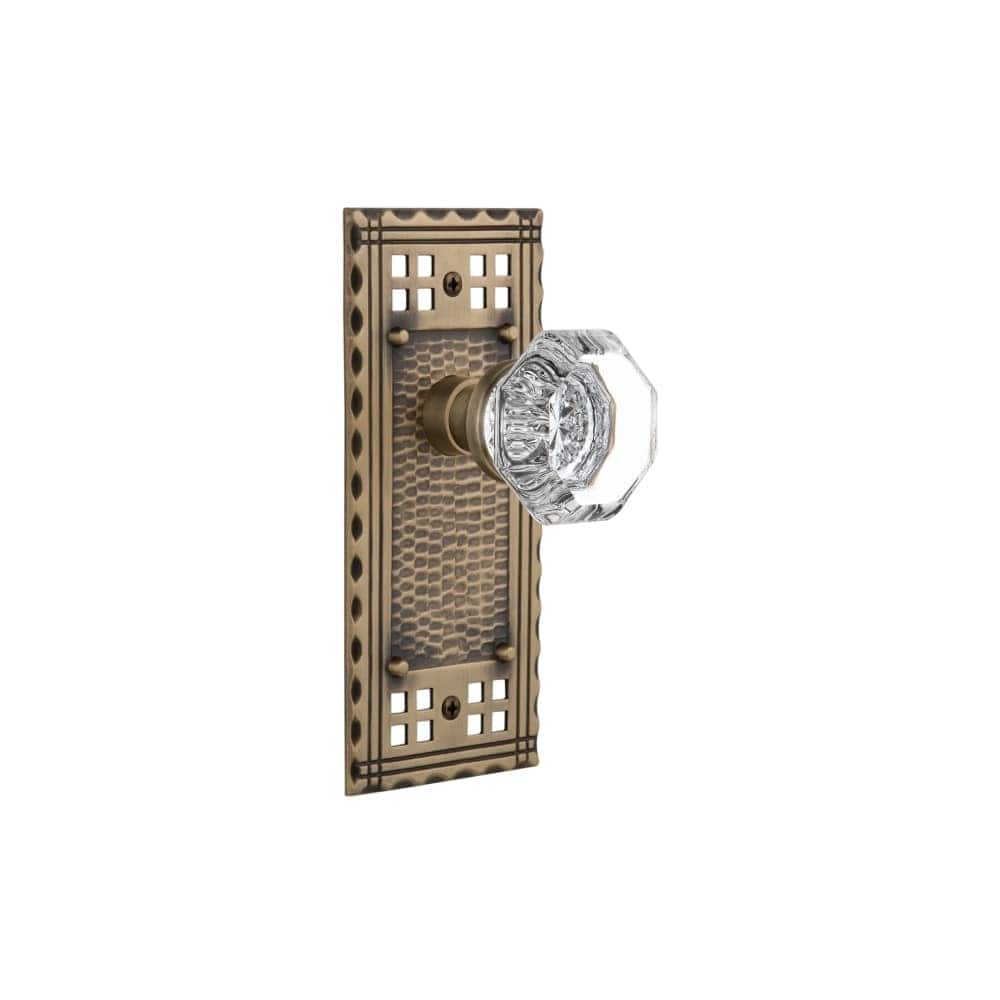 Nostalgic Warehouse Vintage Luxe Waldorf Lead Crystal Octagon Passage