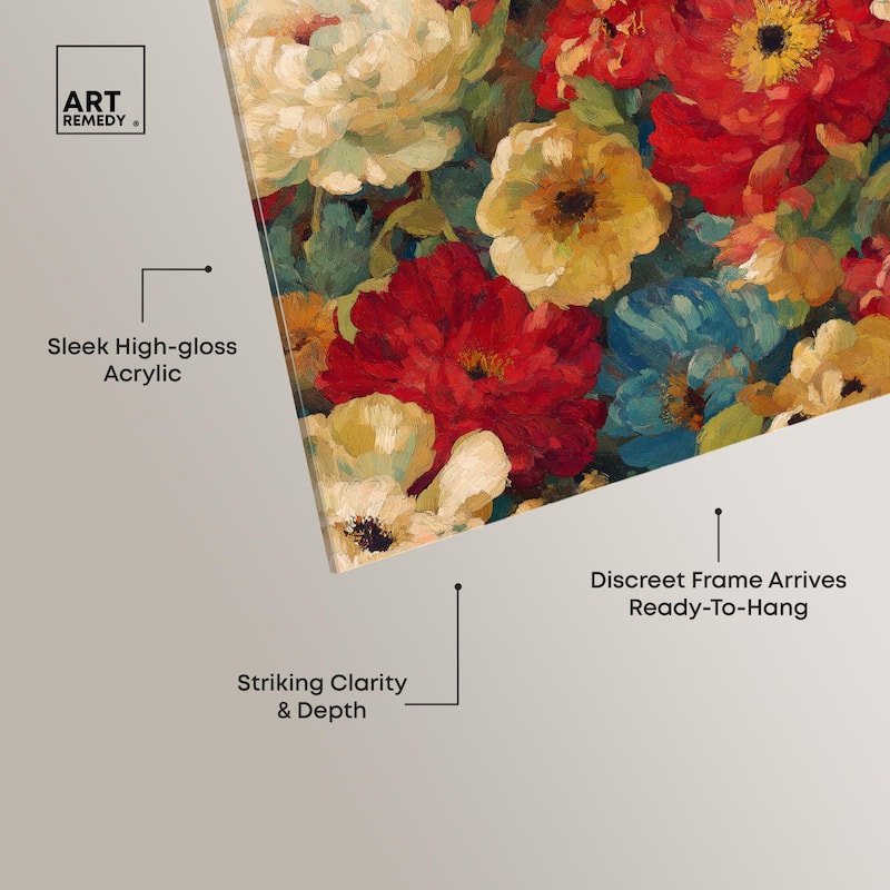 Garden Tapestries II Acrylic by Art Remedy, Ready to Hang