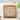 Natural Wood and White Floral 2-Door Storage Cabinet - 32.48" H x 31.5" W x 14.96" D