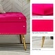 preview thumbnail 96 of 137, HULALA HOME Neptunus Modern 45.5" W Velvet Bedroom Storage Bench for End of Bed with Nailhead Trim
