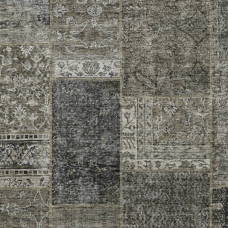 HomeRoots Patchwork Transitional Rectangle Outdoor Rug