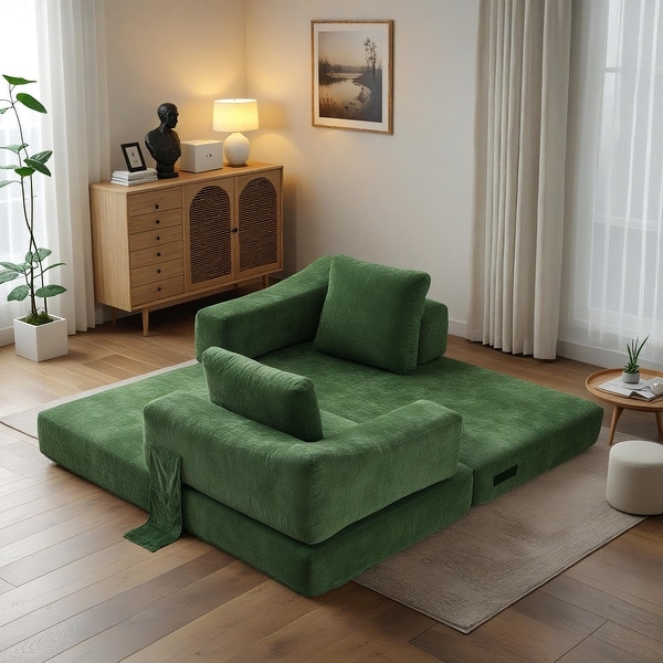 Convertible modular sleeper chair discount