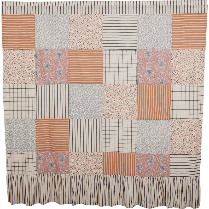 Kaila Patchwork Shower Curtain 72x72