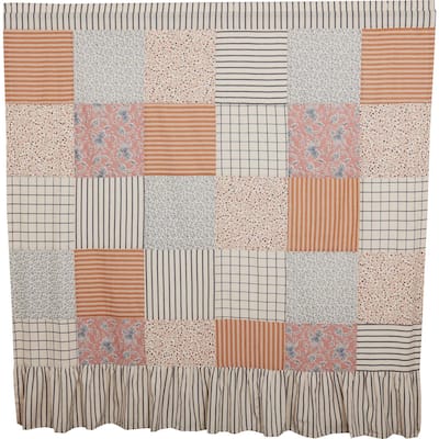 Kaila Patchwork Shower Curtain 72x72