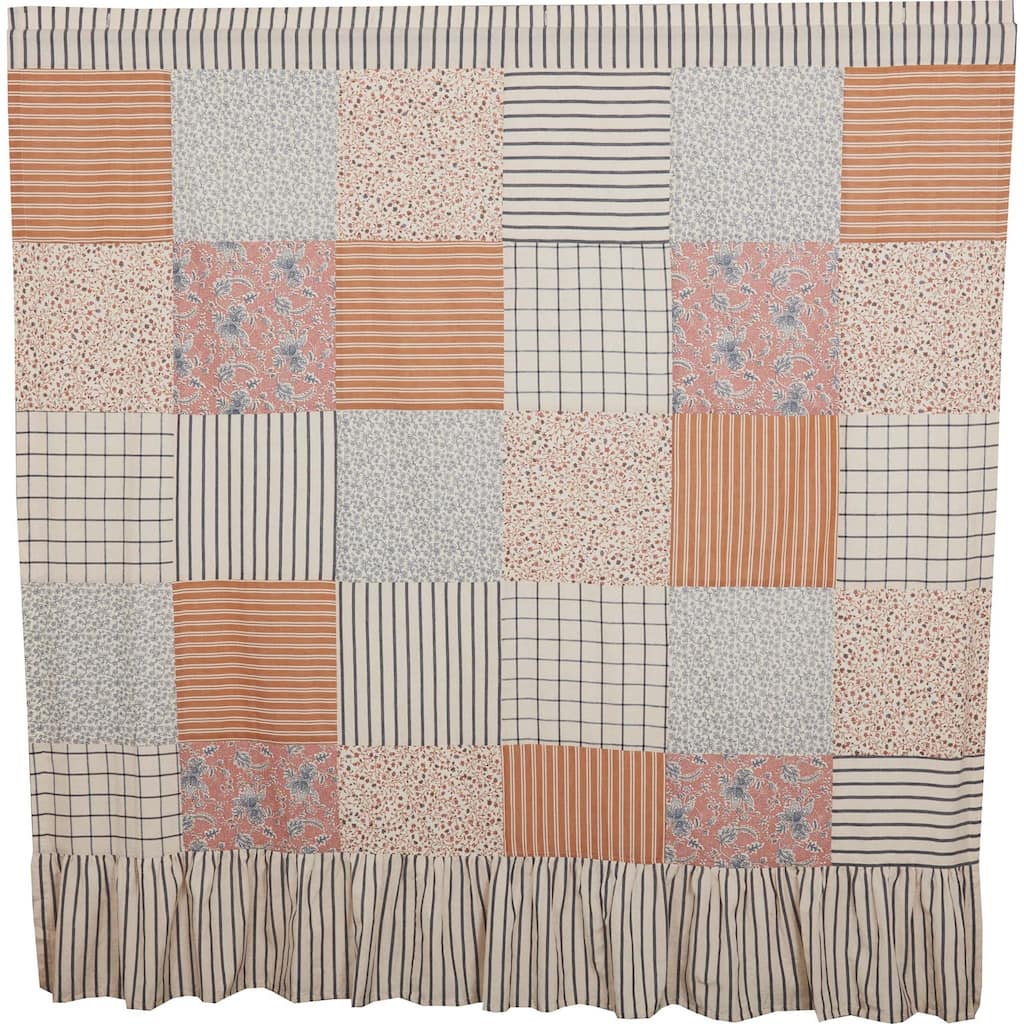 Kaila Patchwork Shower Curtain 72x72