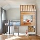 preview thumbnail 2 of 46, Playhouse Design Twin Size House Bed Kids Bed