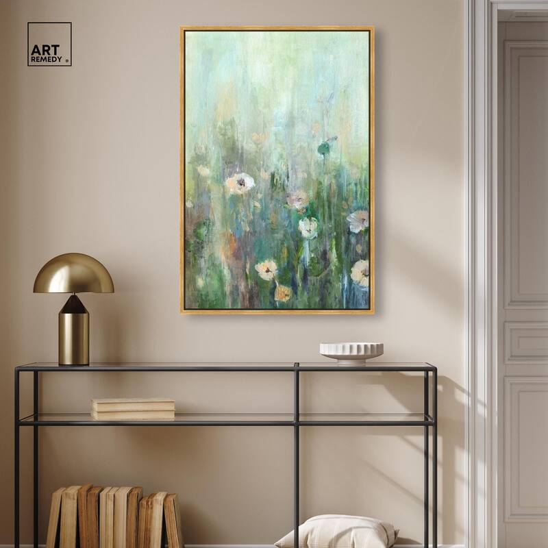 Harmony Green I Canvas by Art Remedy
