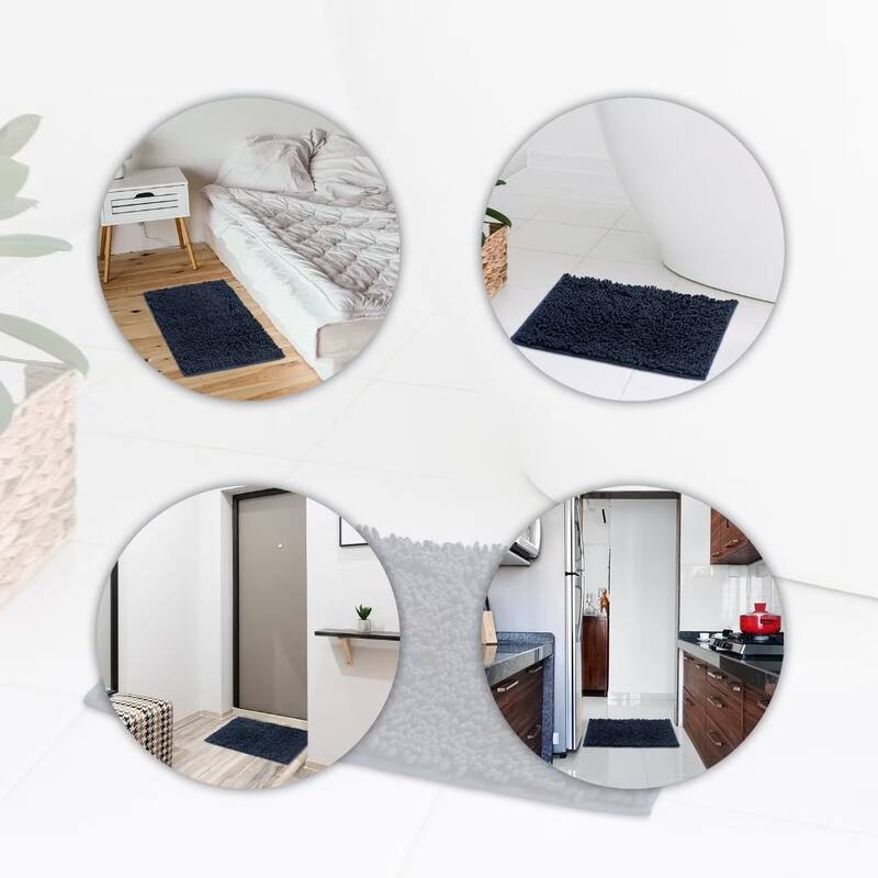 Chenille Non-Slip Bath Rug