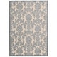 preview thumbnail 26 of 45, Nourison Graphic Illusions Traditional Vintage Hi Low Damask Area Rug 3' 6" x 5' 6" - Ivory/Light Blue - Rectangle
