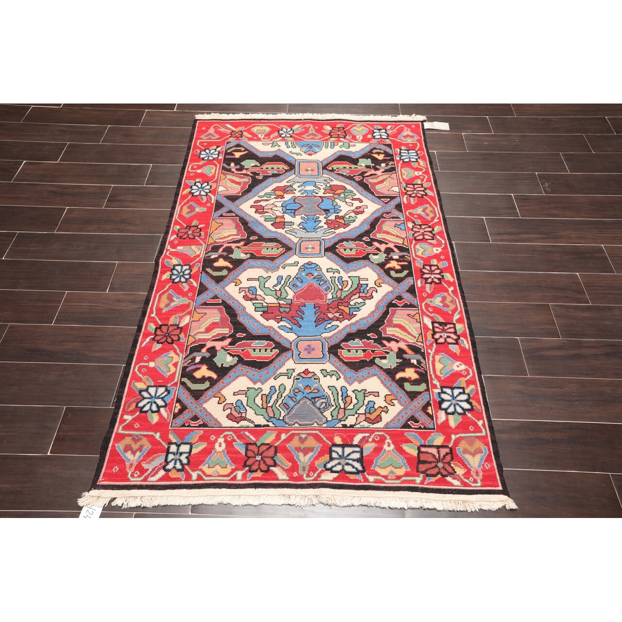 Hand Knotted Reversible Nourison Nourmak Mission Style Black Red Oriental Area Rug Wool Arts Crafts Oriental Area Rug 3x5 On Sale Overstock 31305082