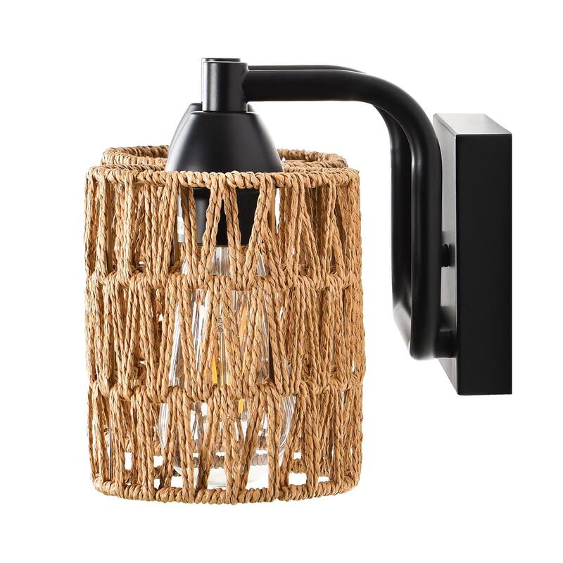 Rattan Vanity Light