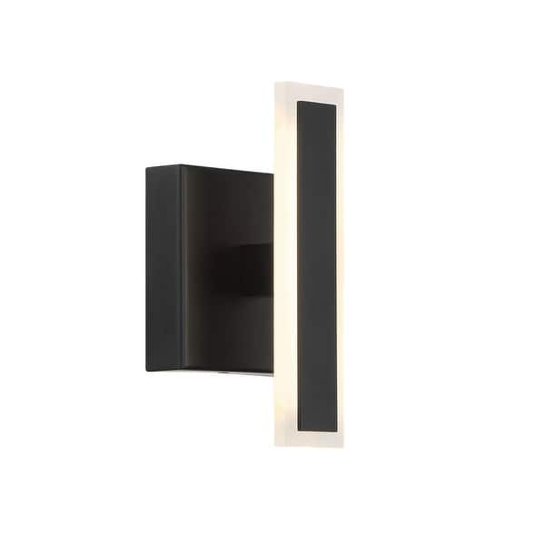 slide 2 of 5, Kovacs P1413-L Edge 8" Tall LED Wall Sconce Coal
