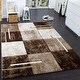 preview thumbnail 10 of 18, Modern Designer Area Rug Checkered with Contour Cut