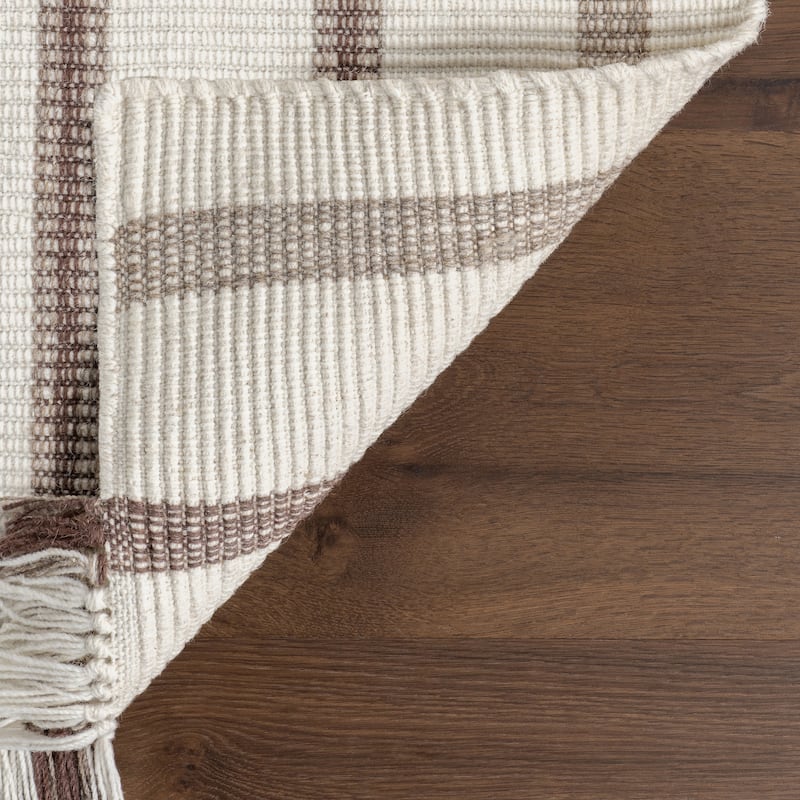 Frenshe Interiors Toluca Striped Wool Area Rug