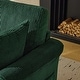 preview thumbnail 23 of 26, Corduroy Living Room Swivel Accent Chair