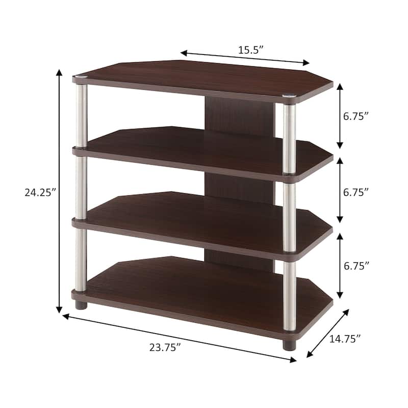 Convenience Concepts Designs2Go Corner TV Stand for TVs up to 29 Inches