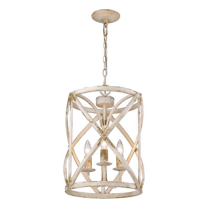 Golden Lighting Alcott 3 Light 13" Wide Taper Candle Pendant