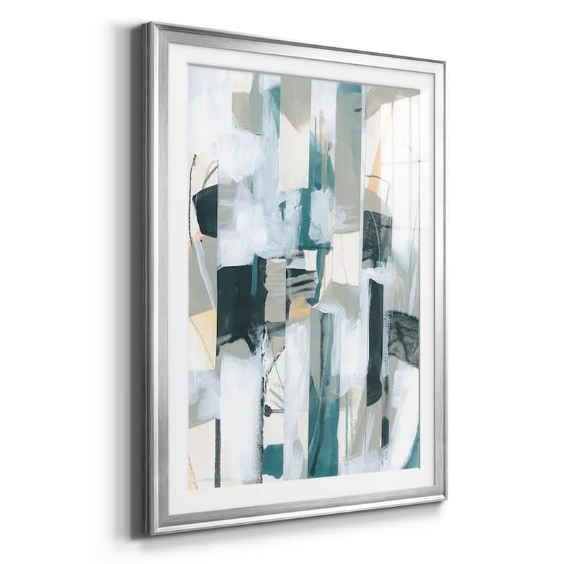 Sea Cavern Strata IV Premium Framed Print - Ready to Hang