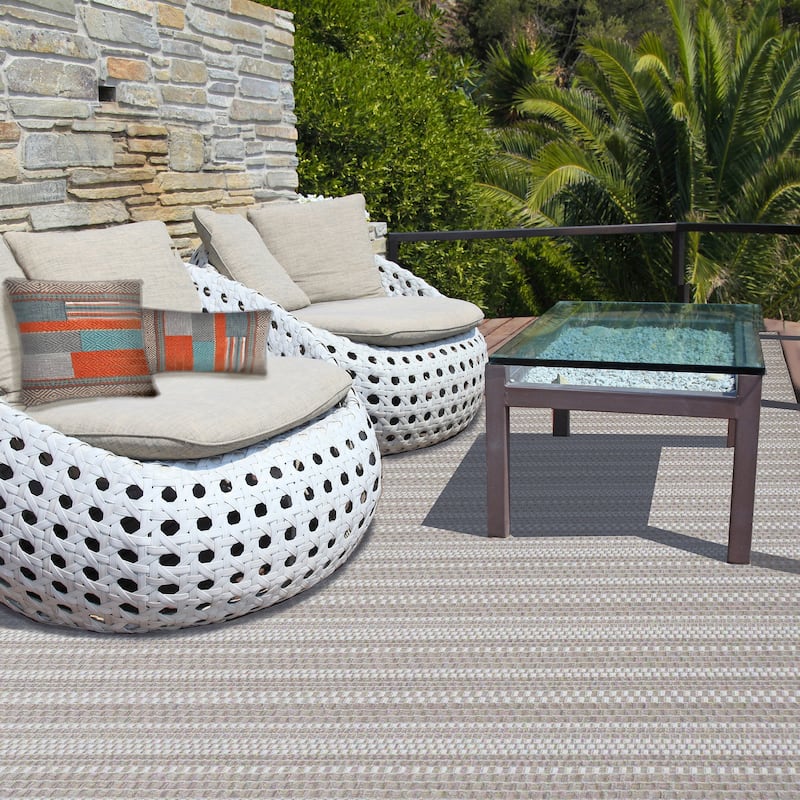 Gertmenian Grace Premium Multi-Size Multi-Colored Flatweave Indoor/ Outdoor Area Rug Collection