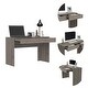 preview thumbnail 6 of 5, 47-Inch Writing Desk with Drawers, Ideal for Work from Home and Study Areas