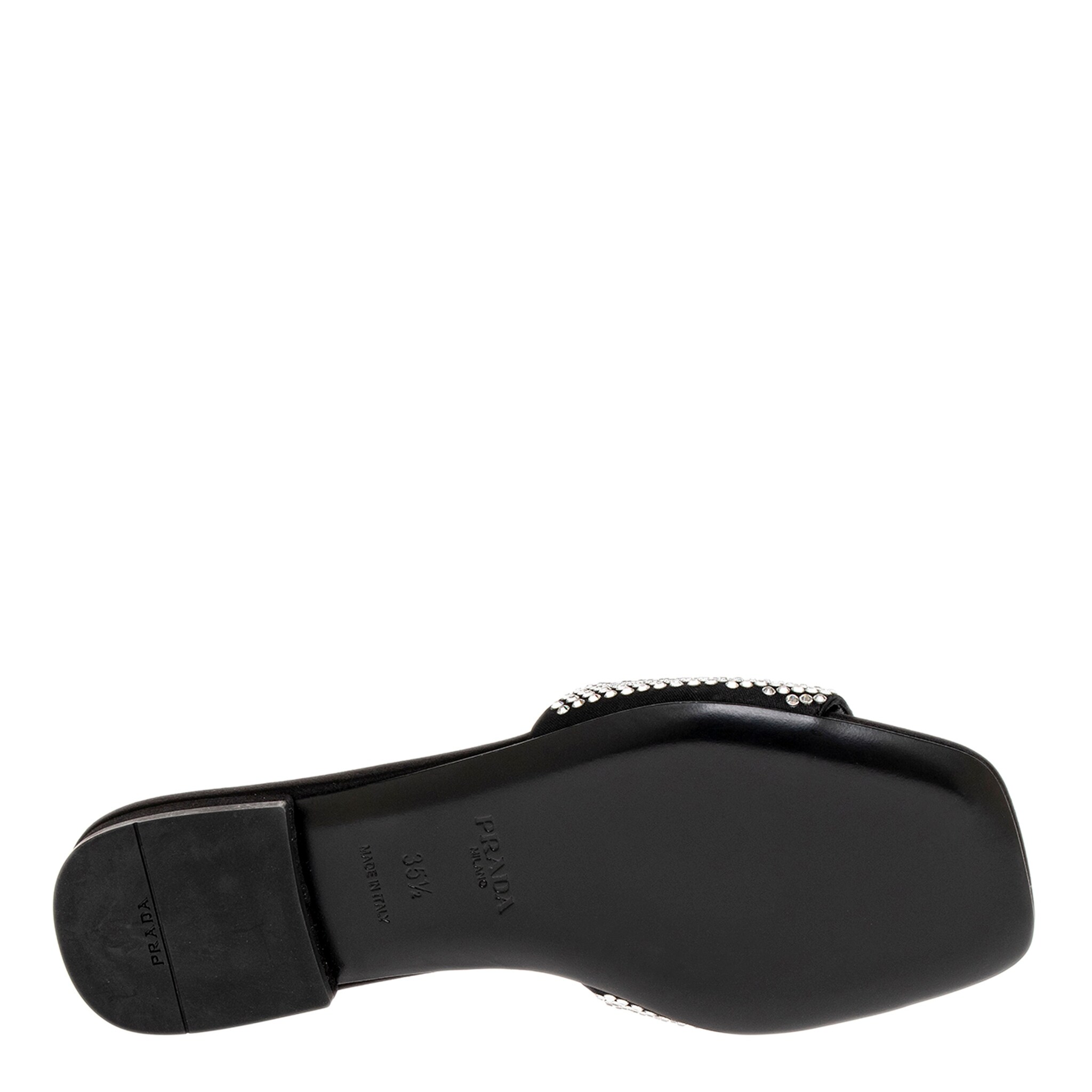Prada Crystal Embellished Slide - Overstock - 43005253
