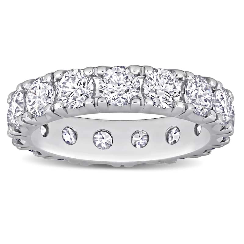 Miadora 3 3/4ct Diamond TDW Eternity Ring in 14k White Gold