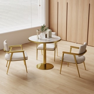 Round Modern Dining Table 31.5 inches Bistro Table Tulip Table with ...
