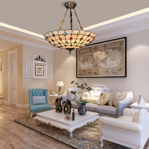 Stained glass ceiling lights new arrivals