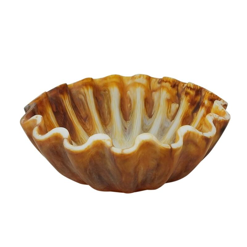 Tortoiseshell Salad Bowl Dia 11.80" - Tortoiseshell