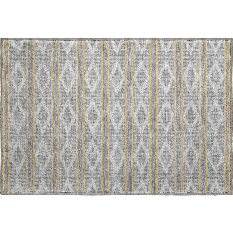 Premium Washable Super Soft Geo Diamonds Mayfield Rug