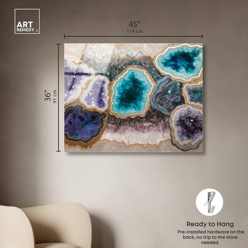 Mineral Multiverse Acrylic by Art Remedy, Ready to Hang