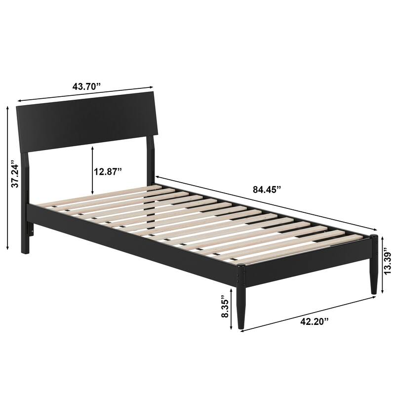 Bradford Platform Bed with Adjustable Headboard