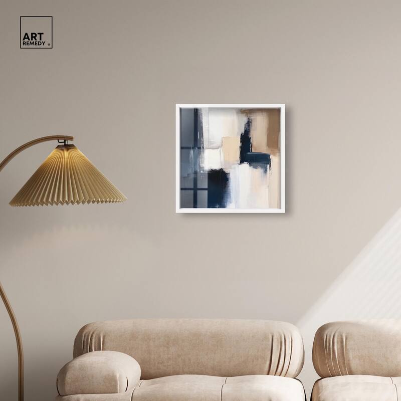 Blue Mood Depth I Shadowbox by Art Remedy