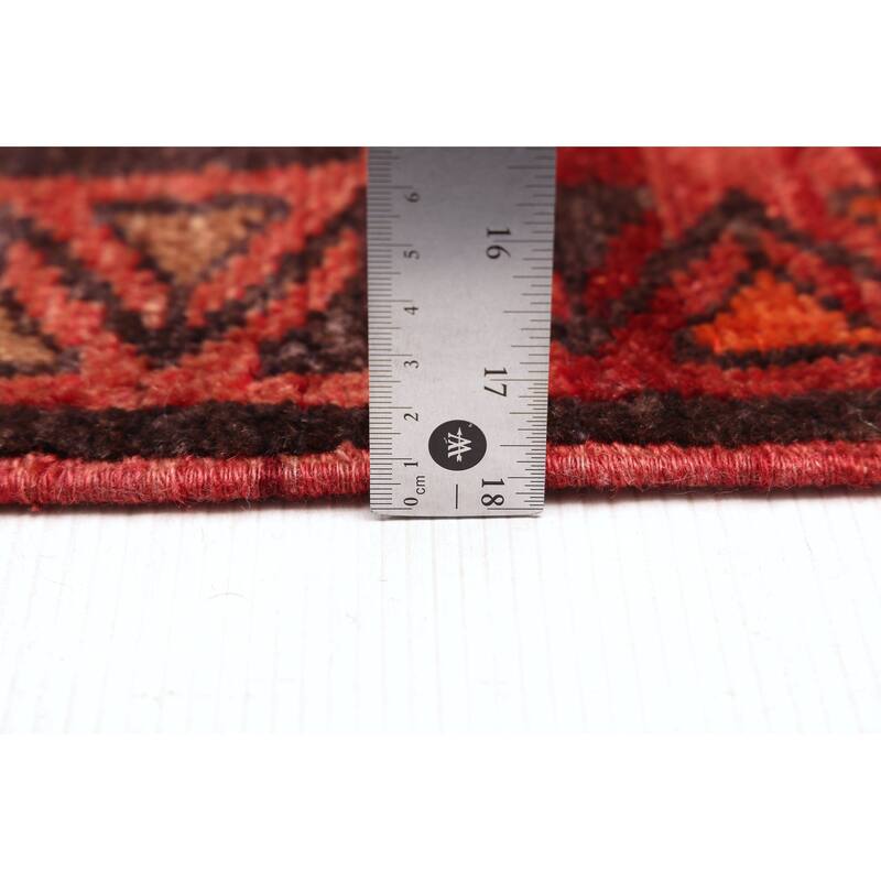 ECARPETGALLERY Hand-knotted Melis Vintage Dark Copper Wool Rug - 5'9 x 7'11