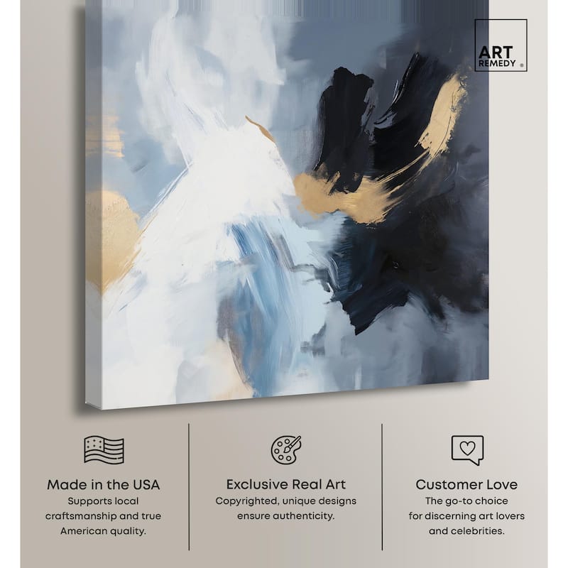 Turbulence I Canvas by Art Remedy, Gallery Wrapped