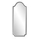 preview thumbnail 2 of 5, Allan Andrews Stainless Steel Framed Hand Beveled Shield Mirror