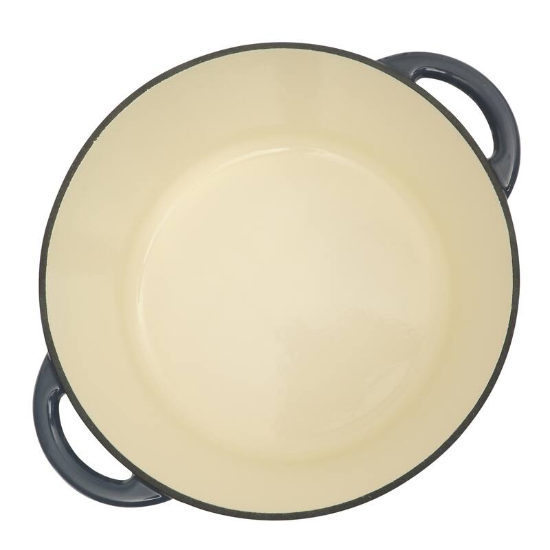 Gibson Home Enameled Cast Iron Dutch Oven Pot with Lid