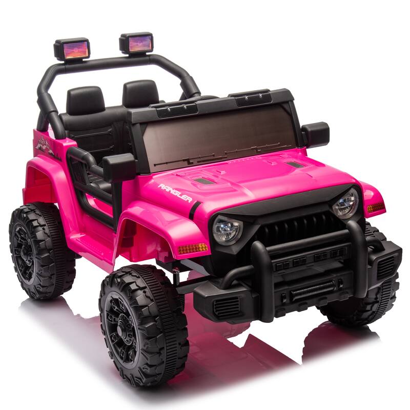 Kids Electric Ride-On Car with Remote, 12V, Bluetooth, Four-Wheel Suspension, Ages 3+