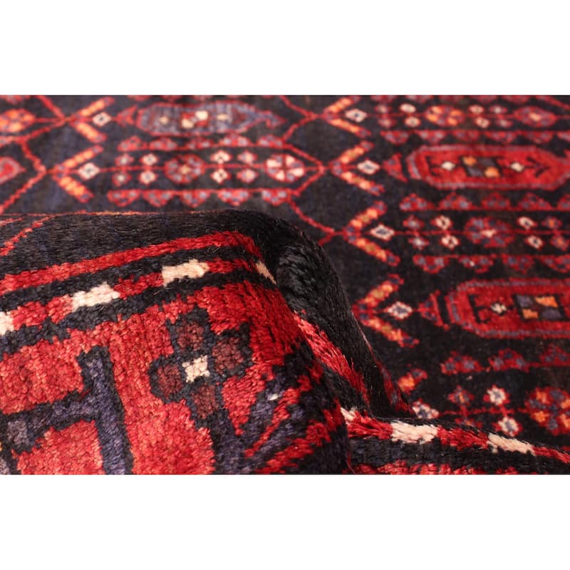 ECARPETGALLERY Hand-knotted Anadol Navy Wool Rug - 3'7 x 11'2