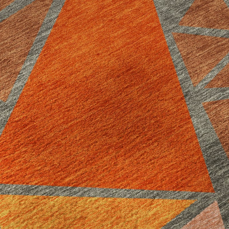 Premium Washable Super Soft Contemporary Mosaic Mayfield Rug