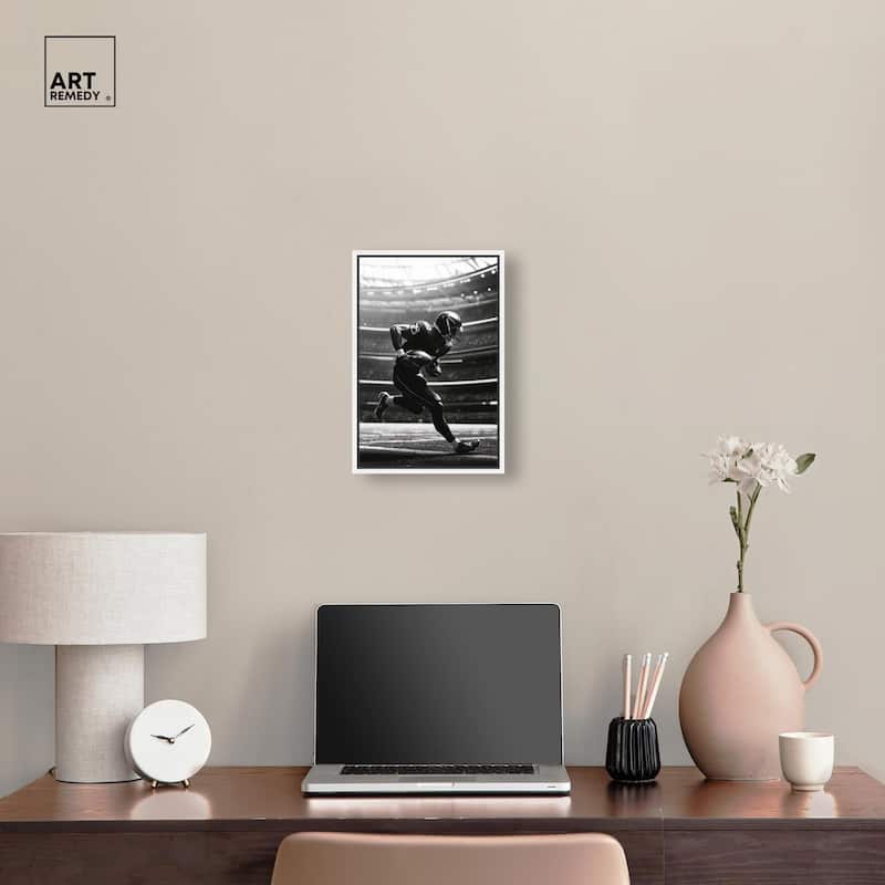 Football Stadium Canvas by Art Remedy