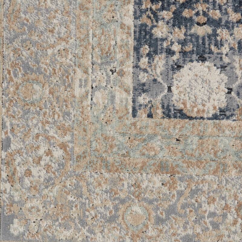 Malta Textured Botanical Persian Vintage Area Rug