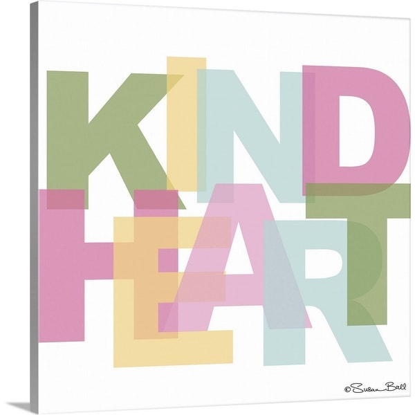 "Kind Heart" Canvas Wall Art