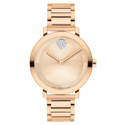 Movado Women's Bold Rose gold Dial Watch - 3601143 - Rose gold - 6 (36)