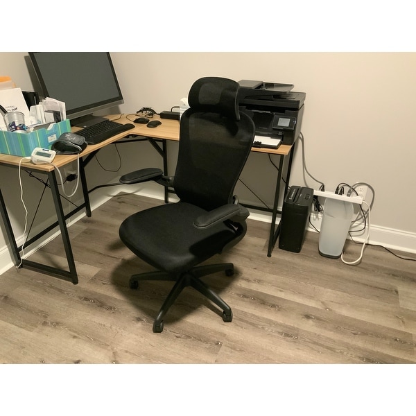 Executive Mesh Office Computer Desk Chair Fabric Adjustable Ergonomic 360° Home 