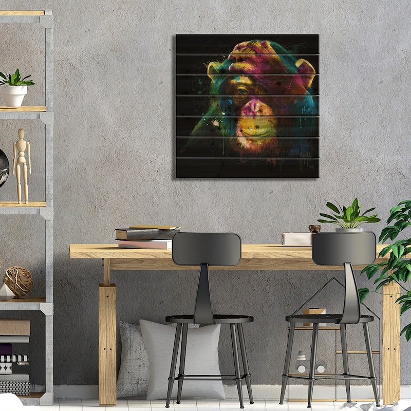 Darwin's Preoccupations Print On Wood by Patrice Murciano - Multi-Color