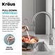 preview thumbnail 77 of 149, Kraus 2-Function 1-Handle 1-Hole Pulldown Sprayer Brass Kitchen Faucet